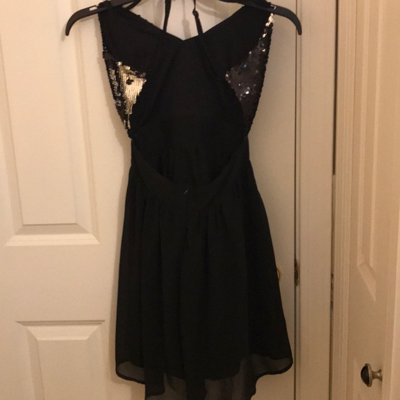 Black Cocktail Dancing Dress - Picture 3 of 7
