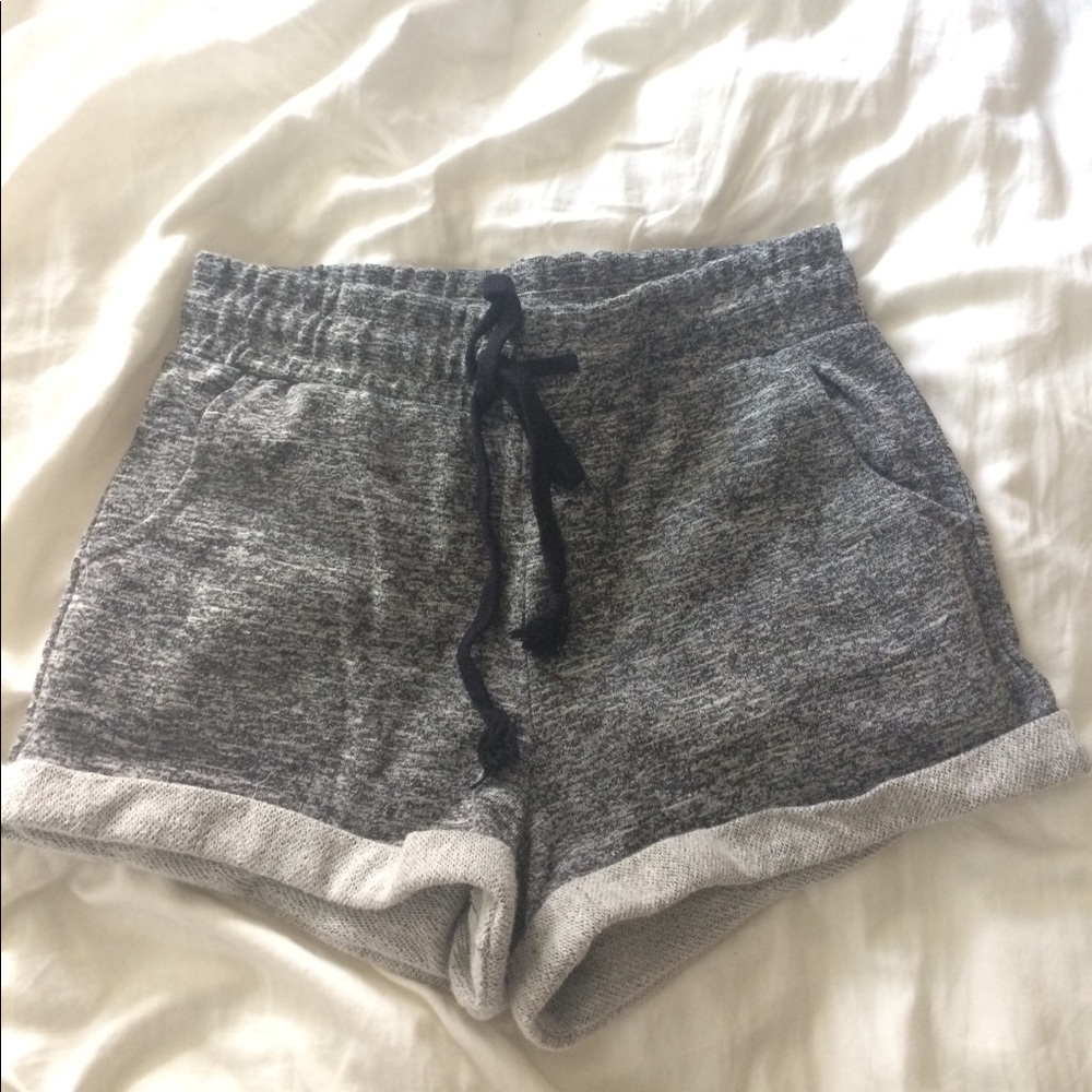 Grey soft shorts