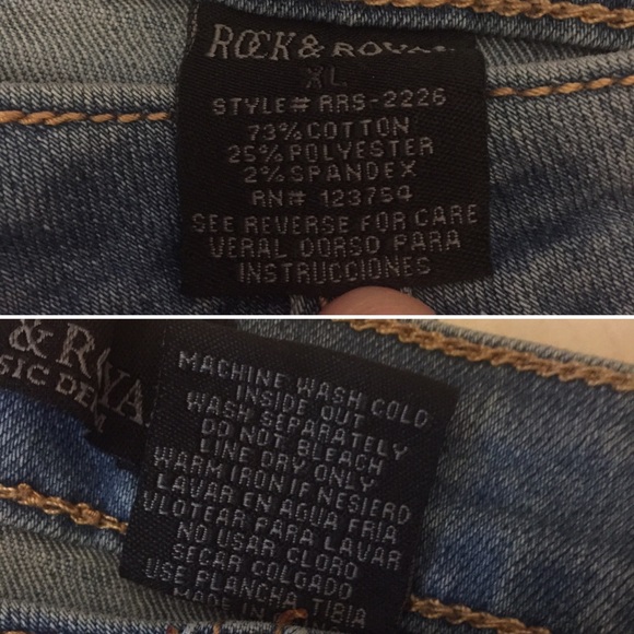 M-XL Distressed jean shorts - Picture 5 of 8