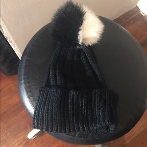 NWOT BCBG knit beanie with Pom Pom