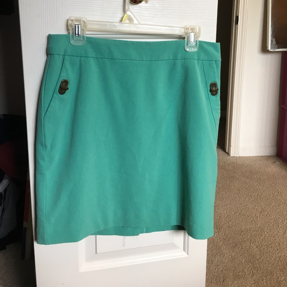 Mint Pencil Skirt