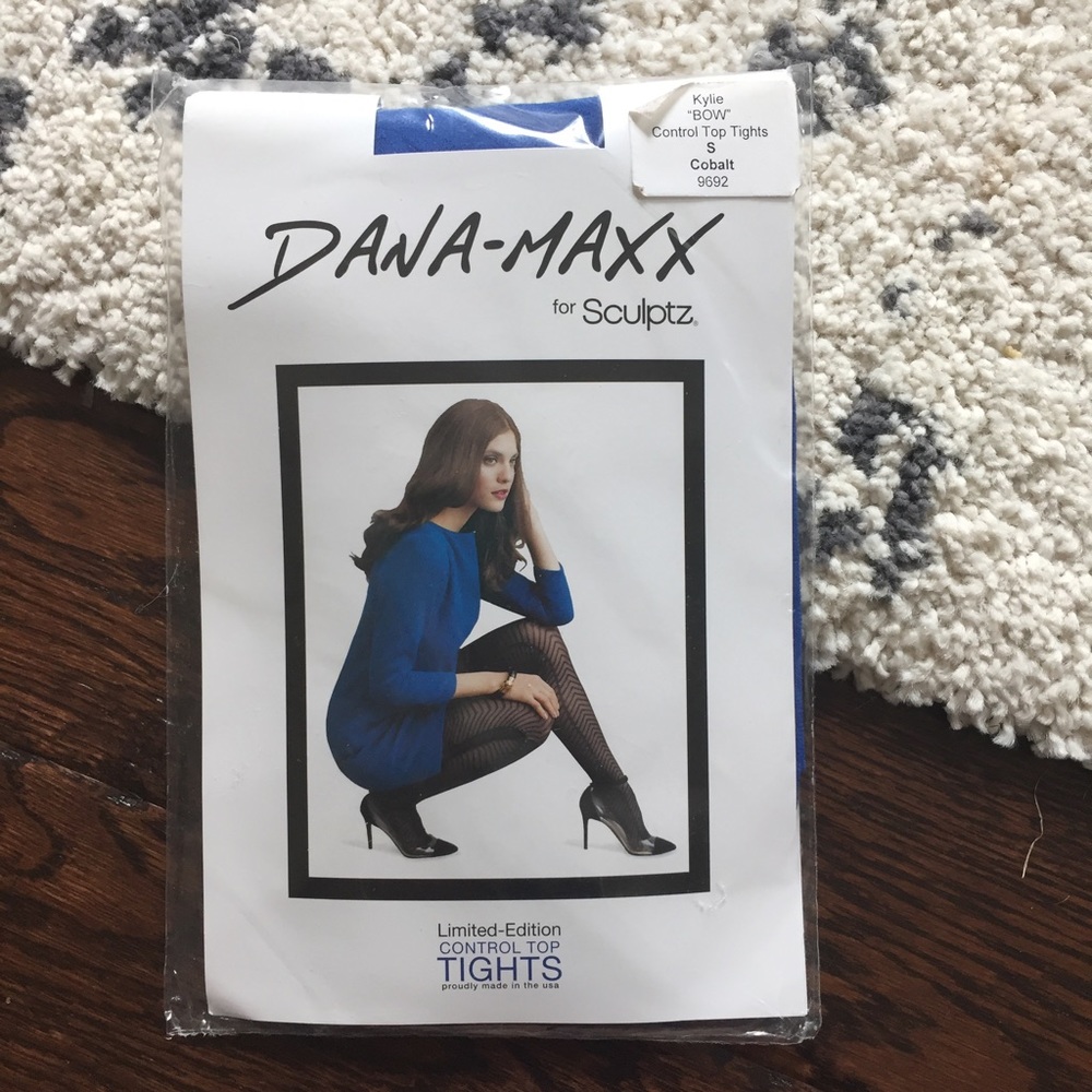 Cobalt Bow Tights