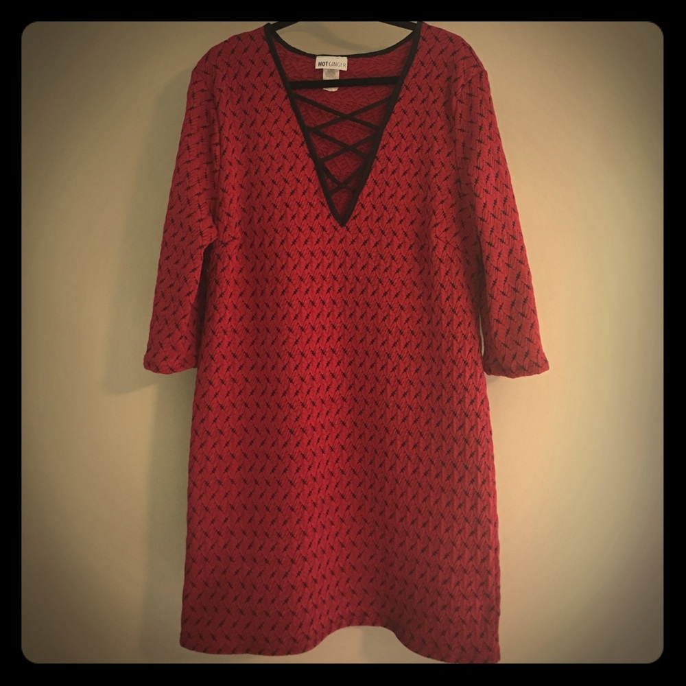 Hot ginger dress