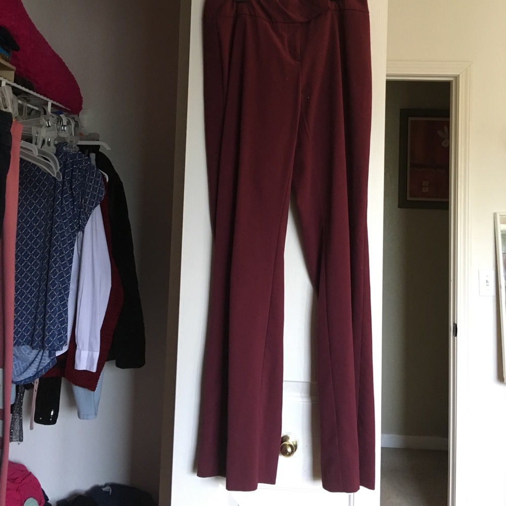 Burgundy Dress Pants