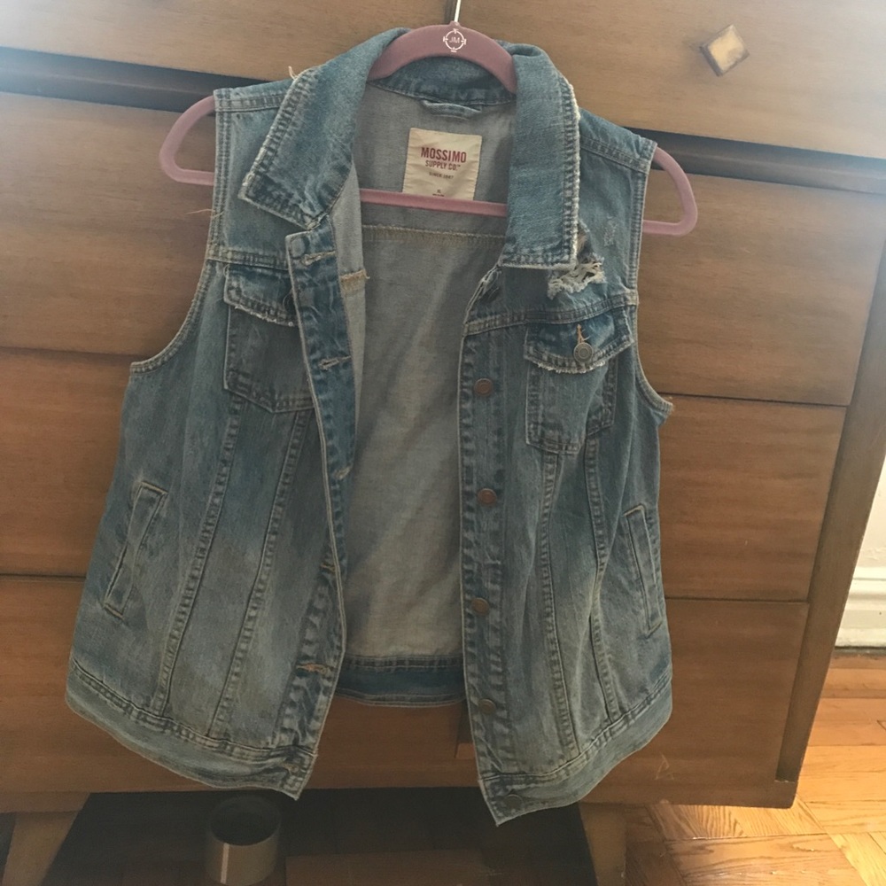 denim vest