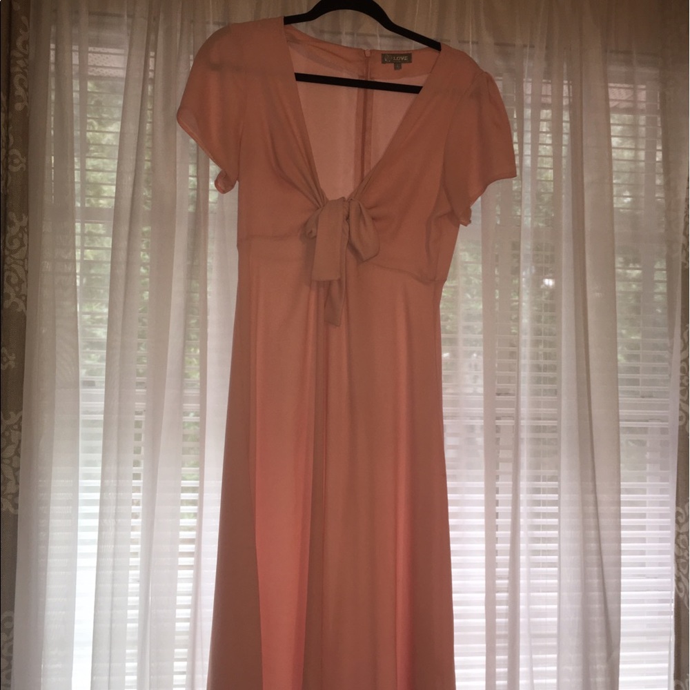 ASOS Love dress in light pink