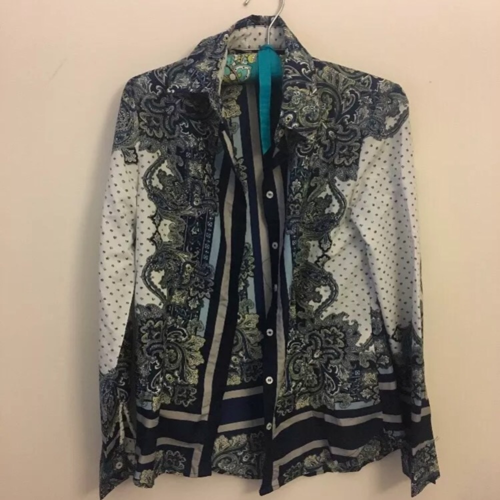 Zara paisley blouse