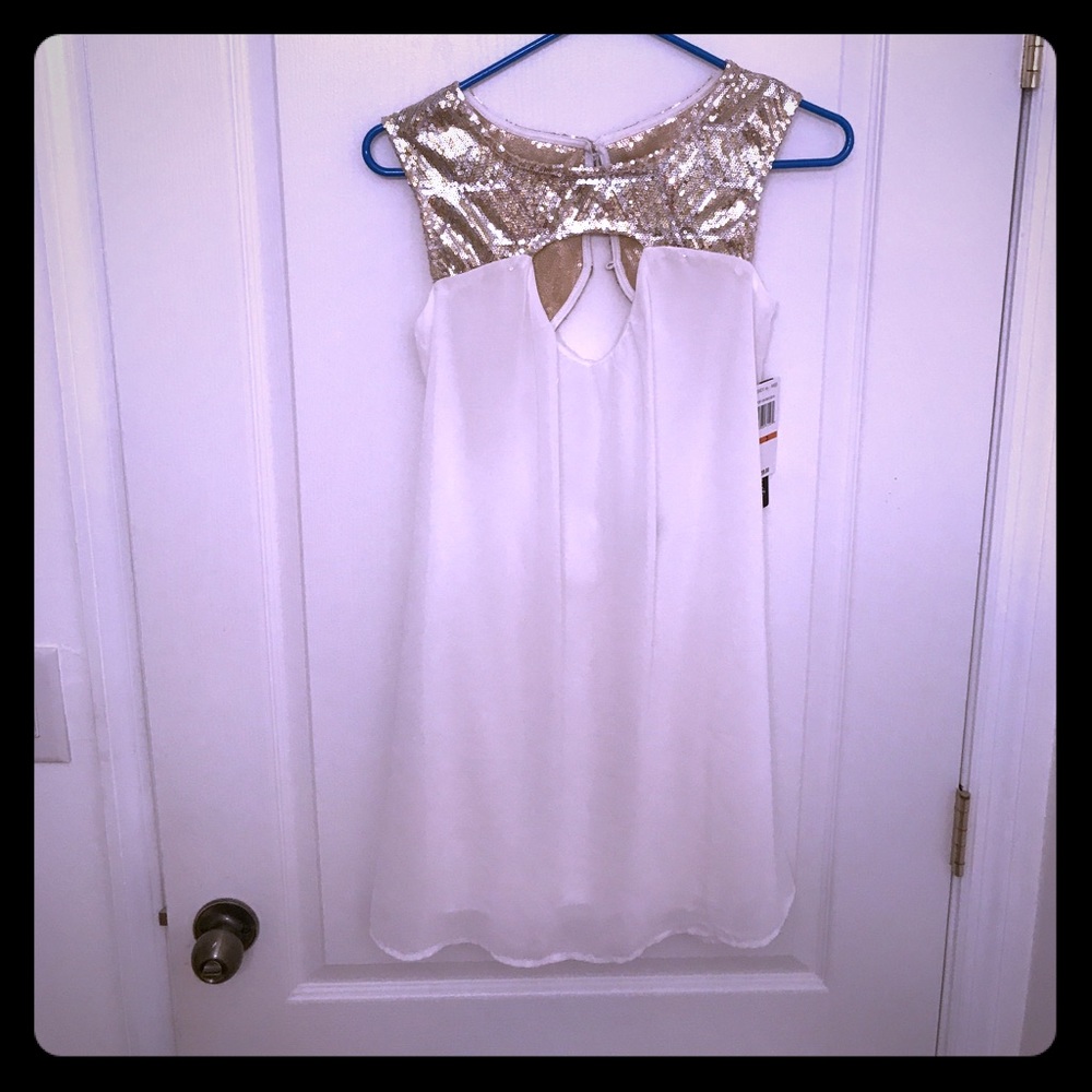 Sequin hearts dress from Macy's