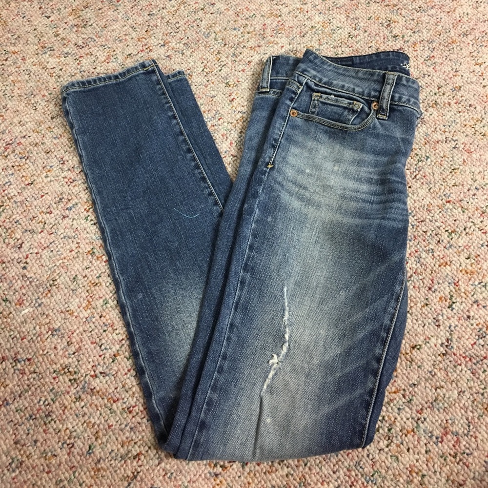 AE skinny jeans size 0