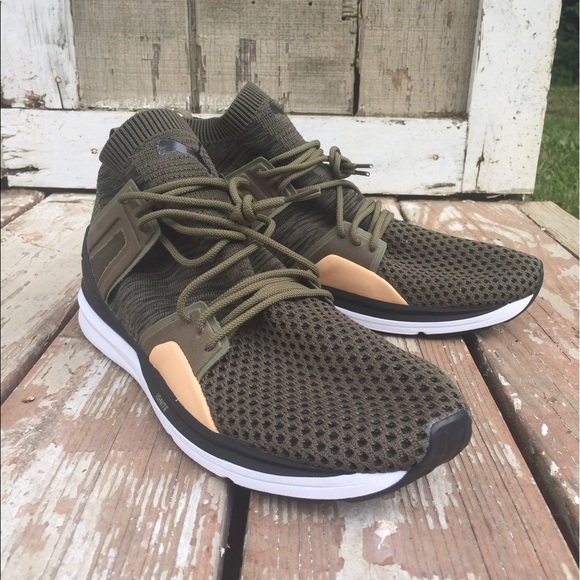 Puma B.O.G. Limitless Hi evoKNIT - Burnt Olive - Picture 4 of 5