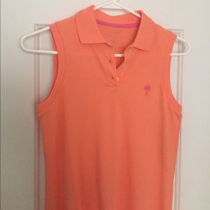 Lilly Pulitzer Orange Polo