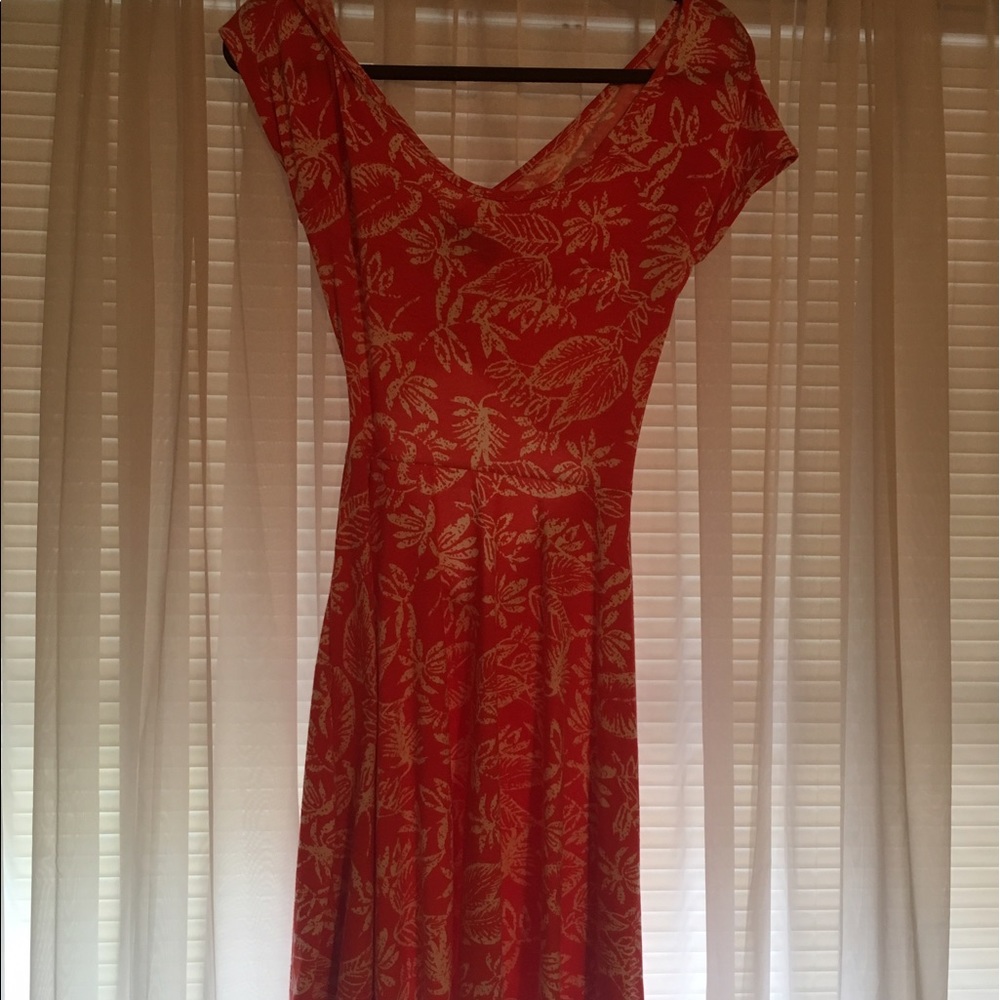 ASOS red jersey dress