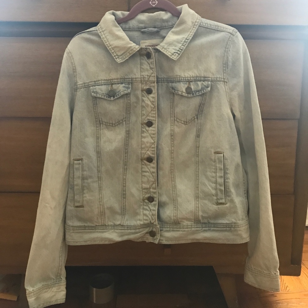 light wash denim jacket