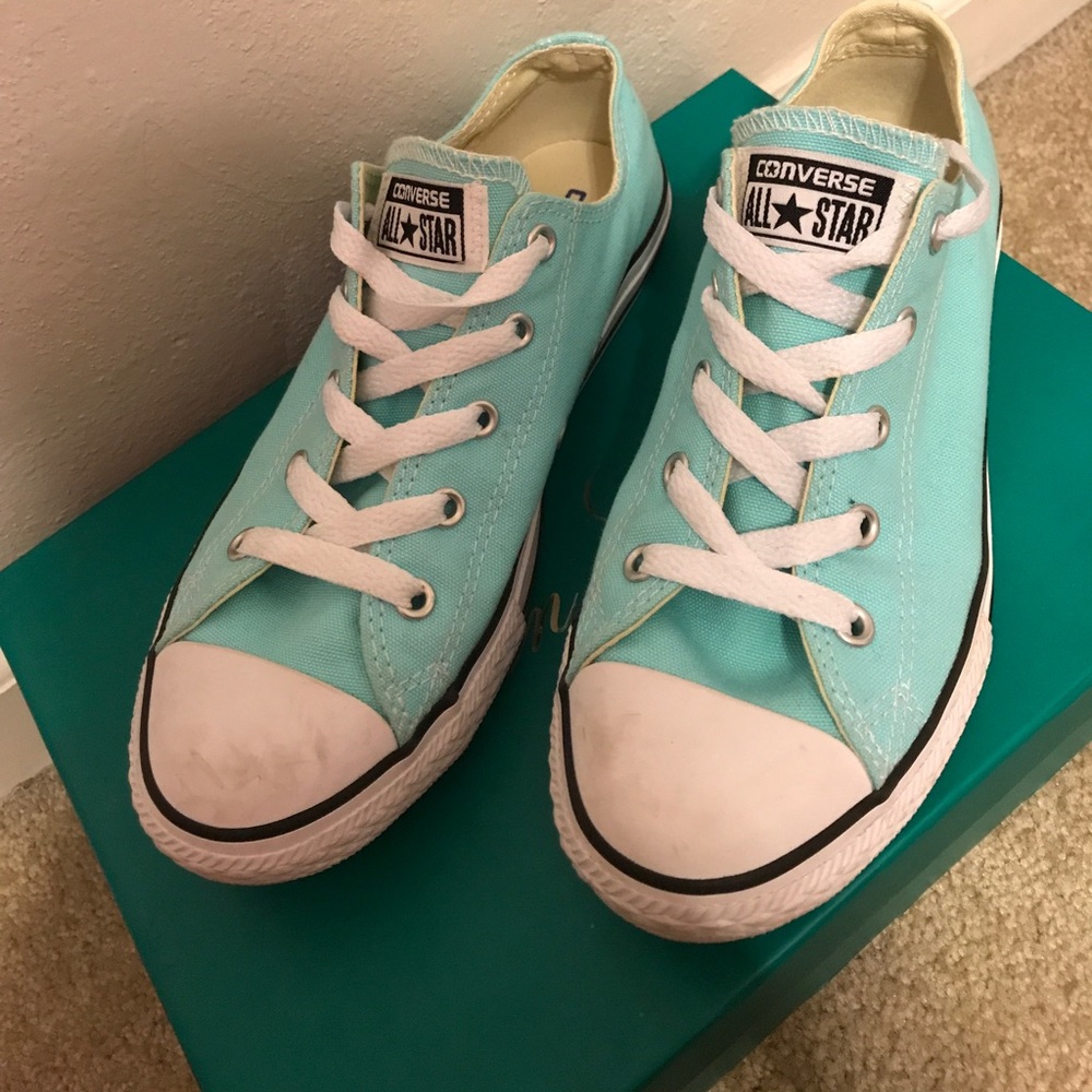 🌟Kids Light Blue Converse