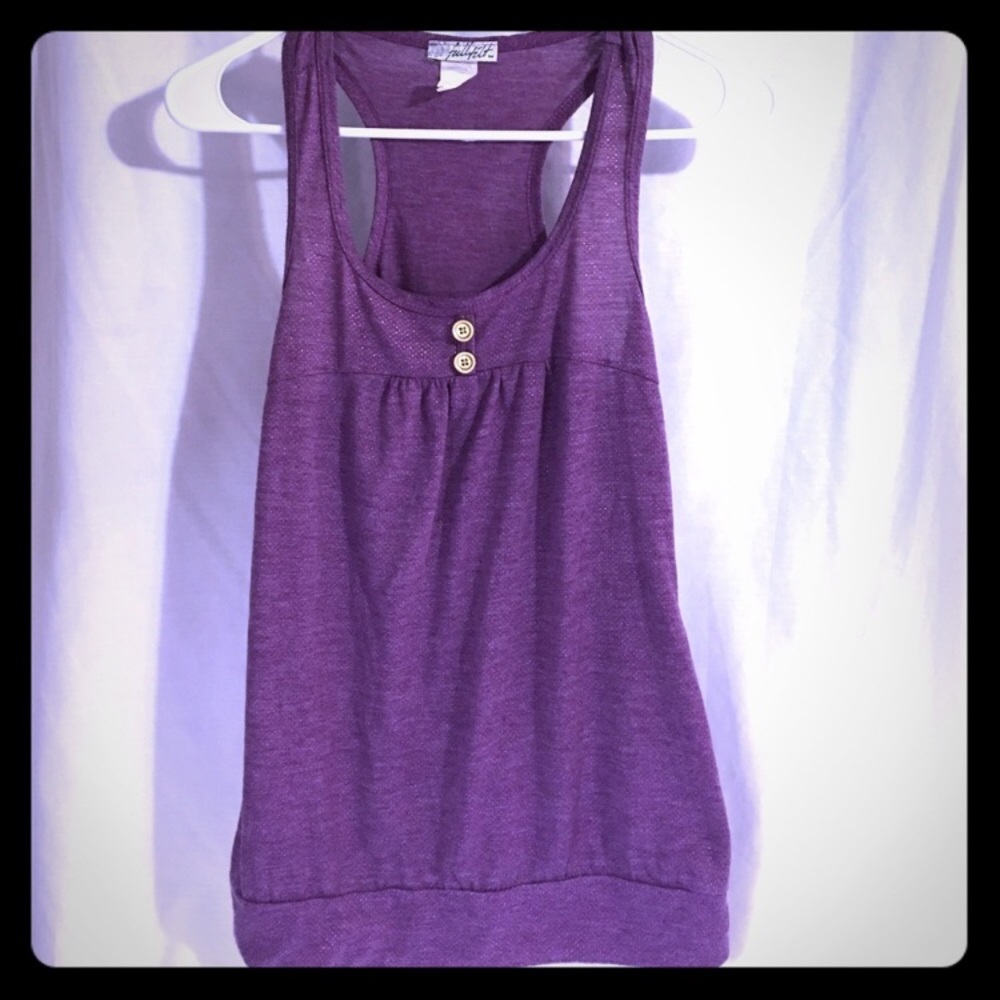 Fulltilt razor back plum purple junior size L