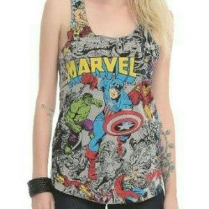 Marvel Group Comic Girls Tank Top