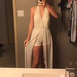 Fashion Nova White Jumpsuit