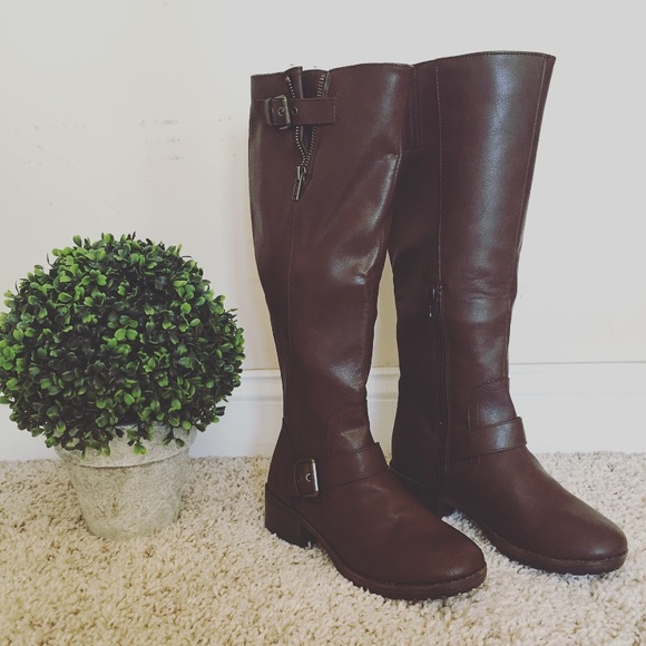 NWT tall brown boots - Picture 1 of 6