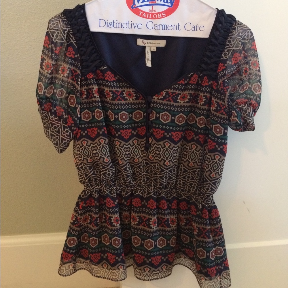 BCBGgeneration blouse! Pair with a skirt or jeans