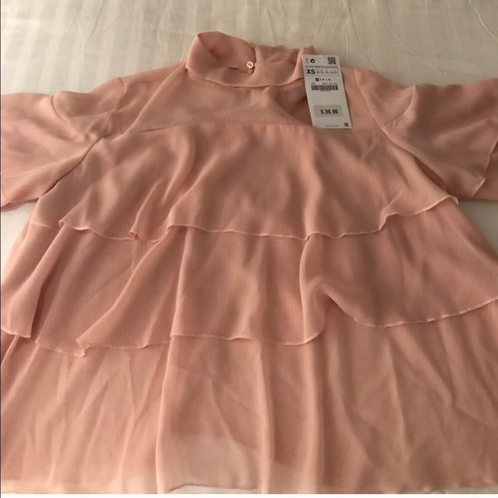 Zara ruffle top