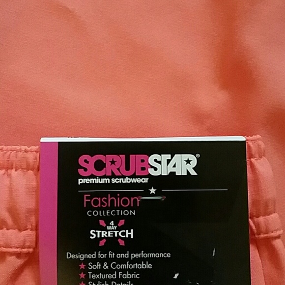 Only XL Left - NWT Dark Peach Scrub Pants - Picture 3 of 4