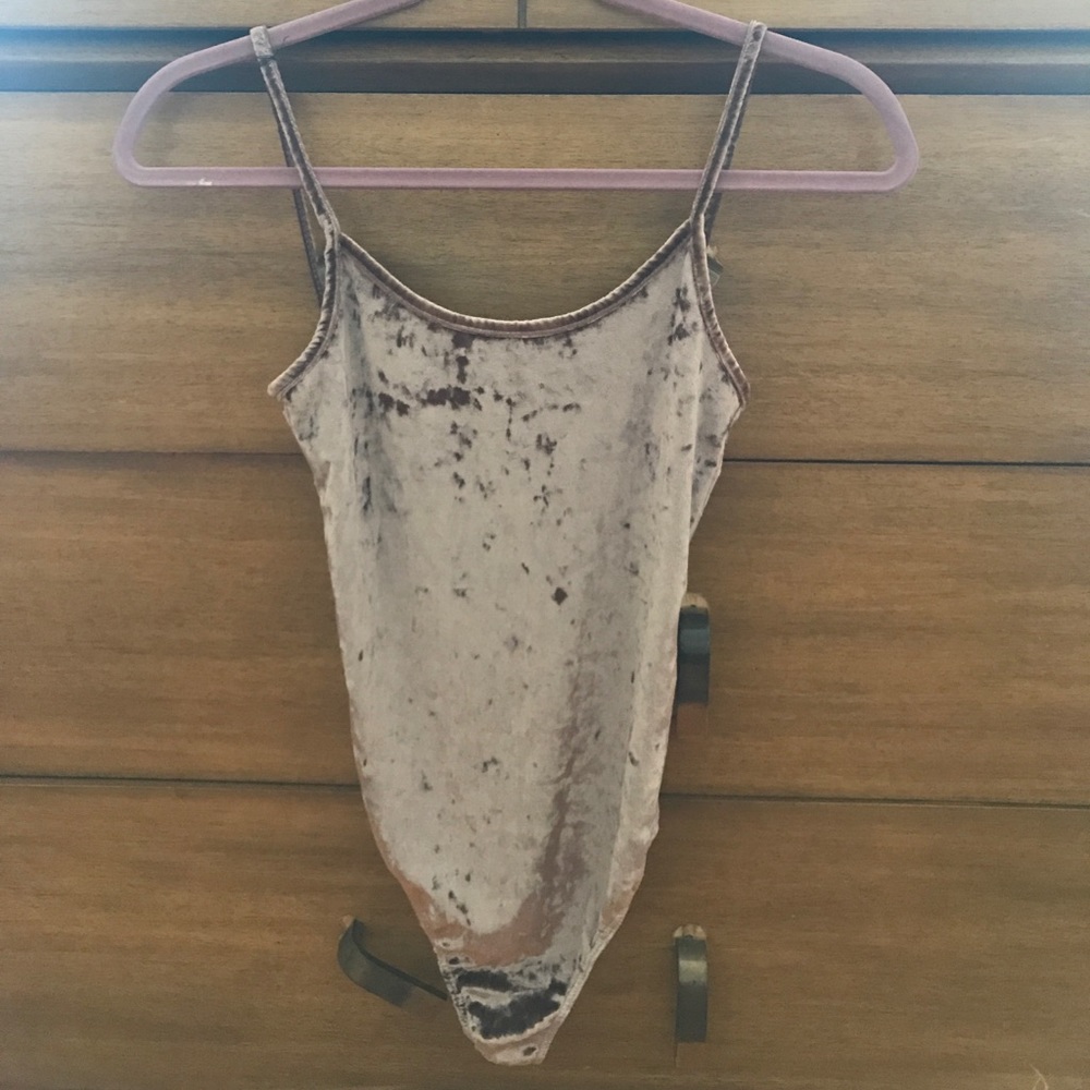brandy velvet bodysuit