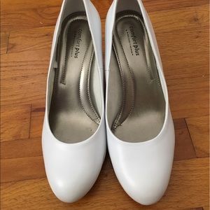 Basic White 2 1/2 Inch Heels