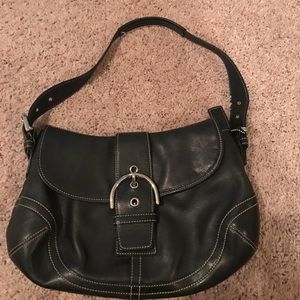 Auth Leather Coach purse