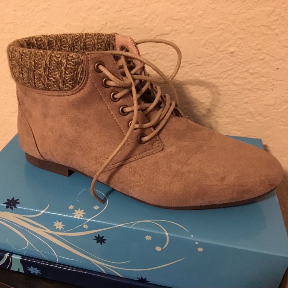 Taupe Ankle Boots