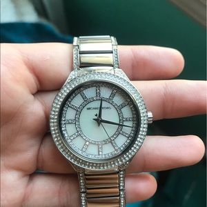 Silver MK Watch