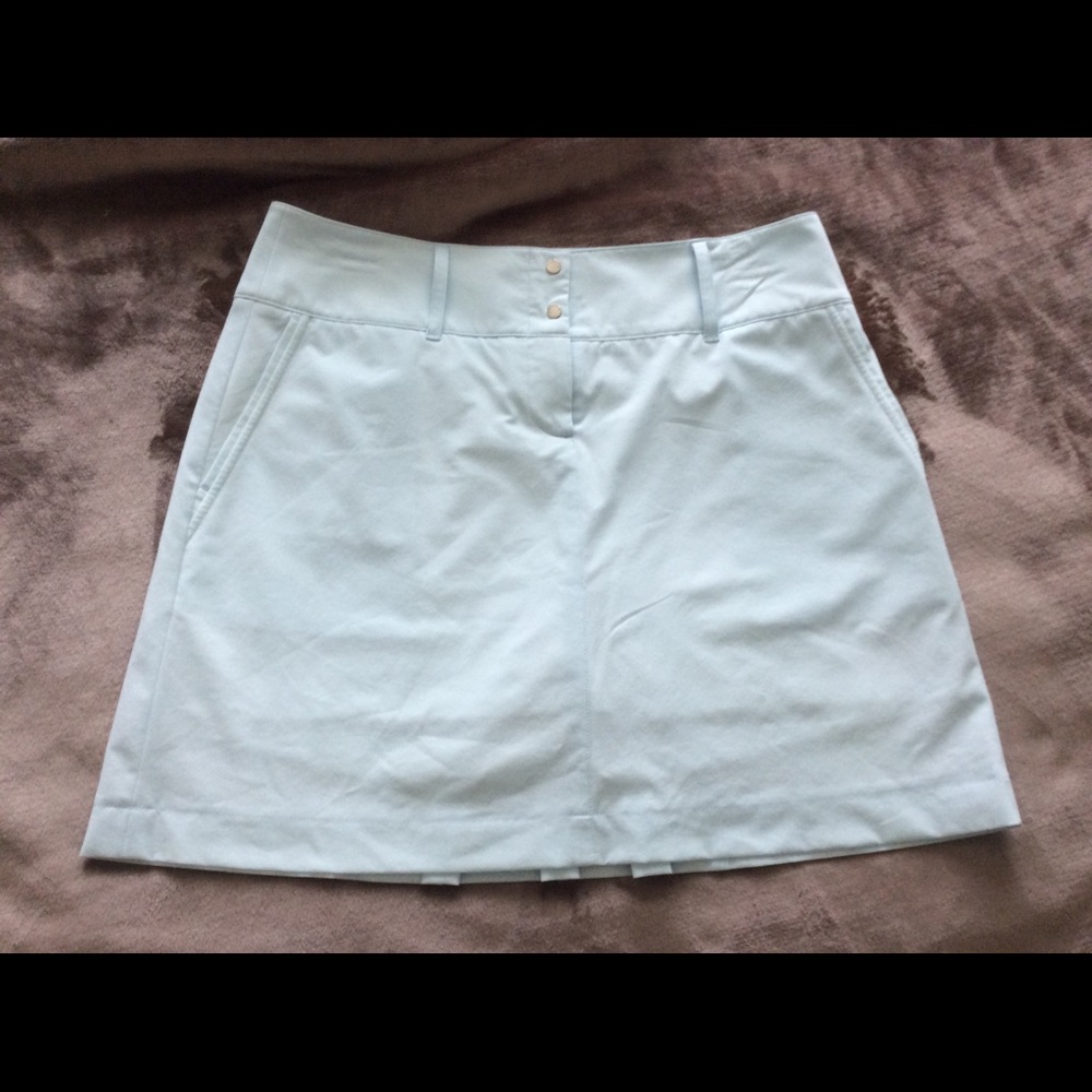 Annika CB light blue golfer skirt