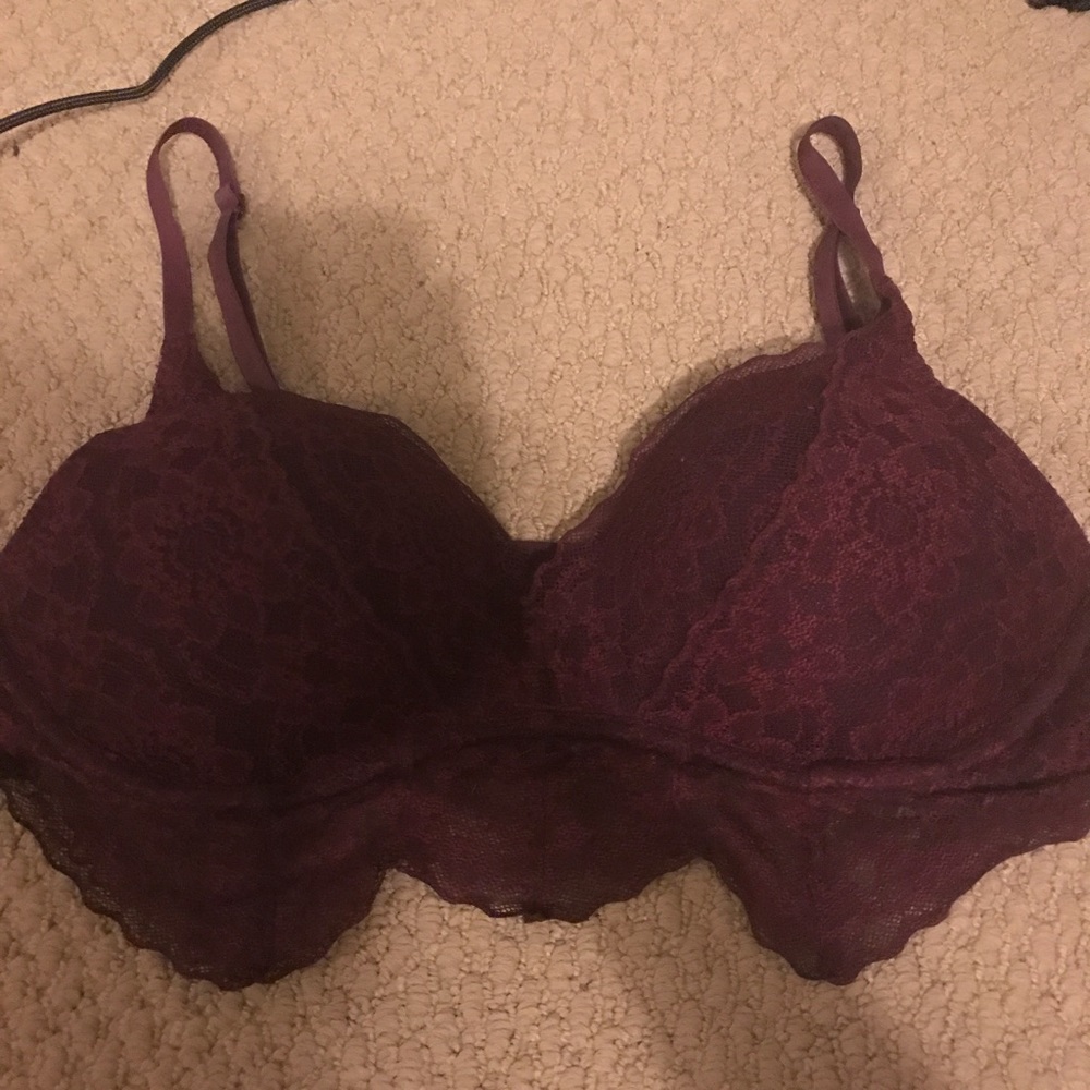 VS PINK maroon bra/bralette