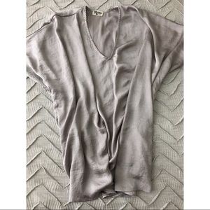 Tan metalic(ish) Peta Mumu tunic