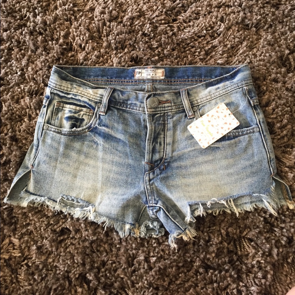 Free people shark bite shorts brand new