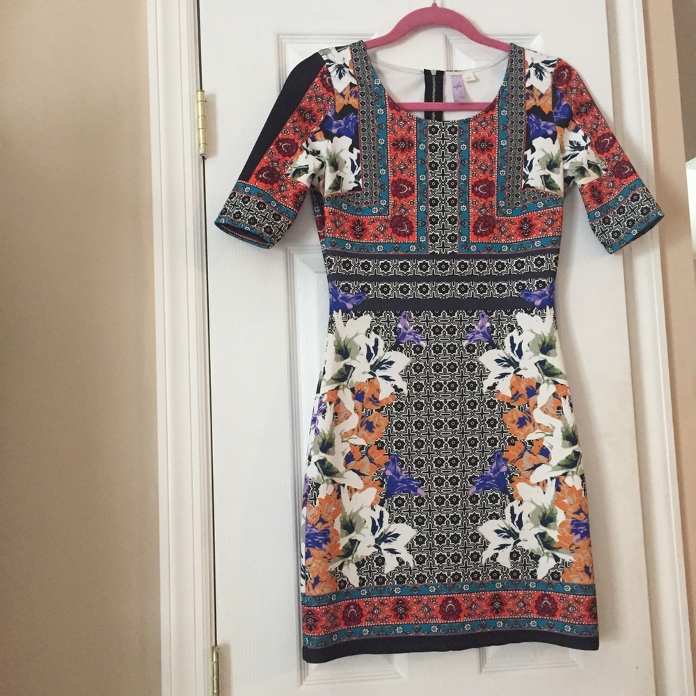 Sexy Graphic Bodycon Dress from Francesca's