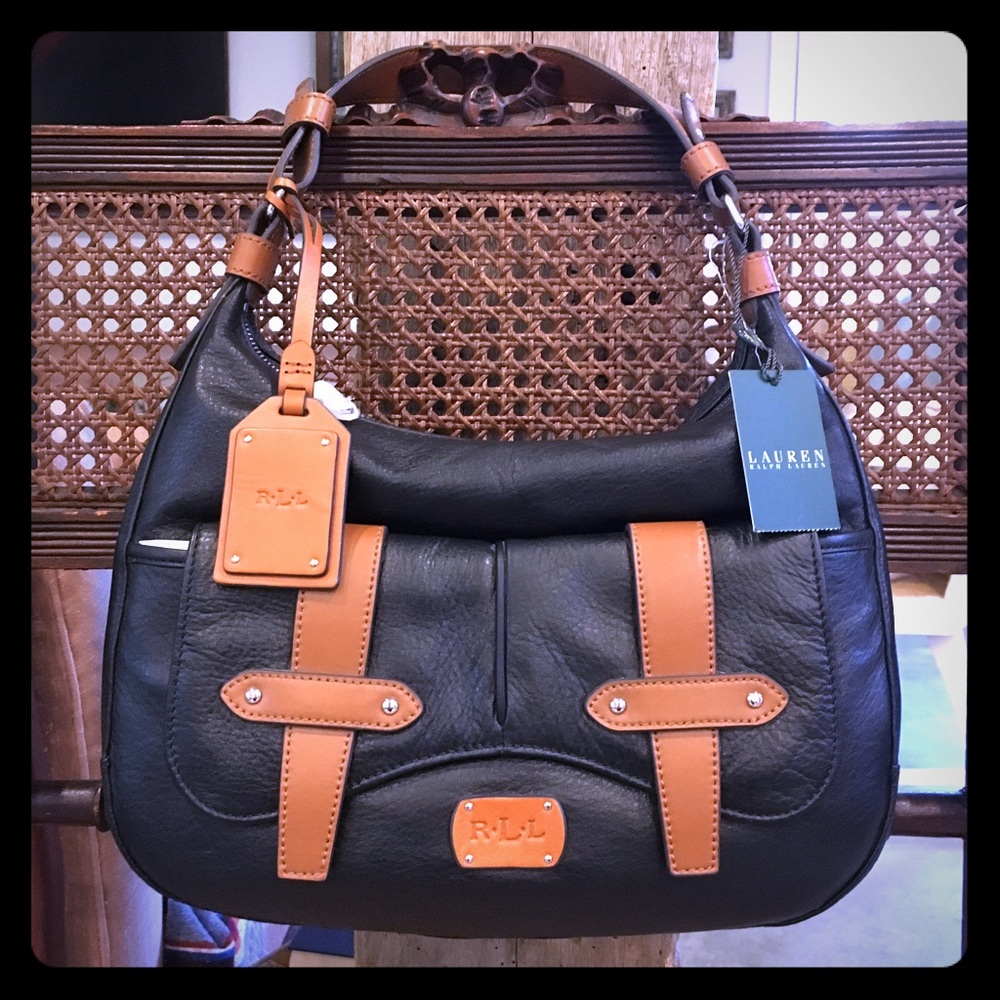 SALE!!! Ralph Lauren Saddle Bag. Leather. New!