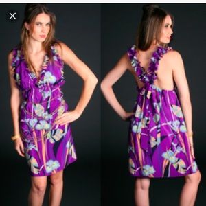 Bilingual floral dress