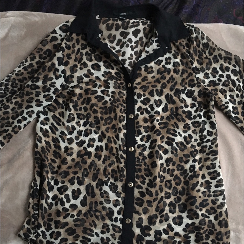 Leopard blouse - Picture 3 of 4