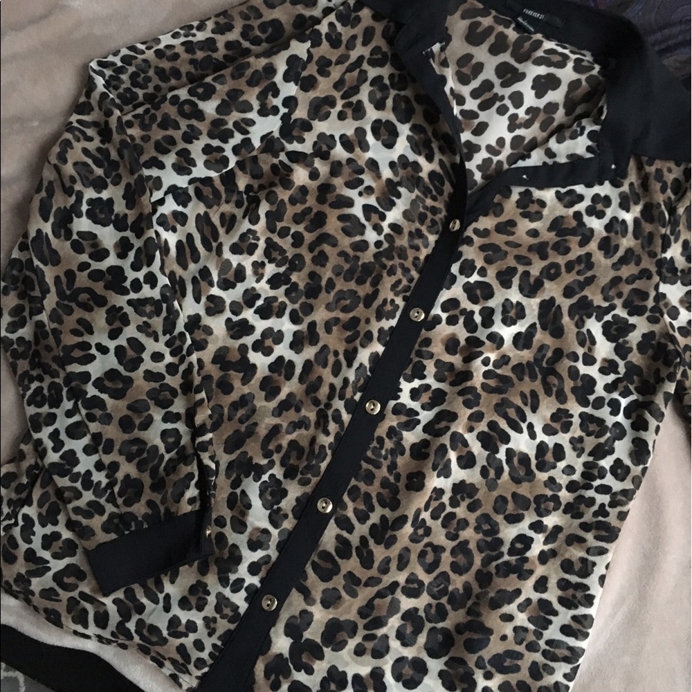 Leopard blouse - Picture 2 of 4