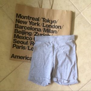 AA Grey Bicycle Shorts