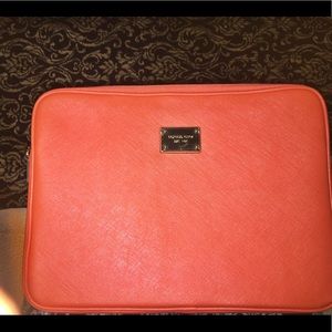 Michael Kors 13" Tangerine Laptop Sleeve