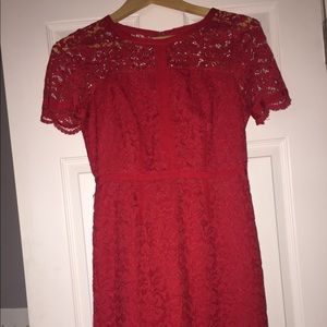 ELLE Red Scallop bottomed dress!!