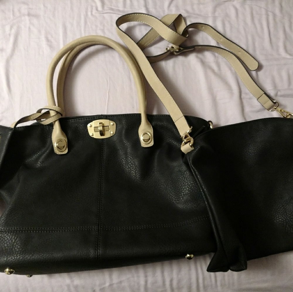 Medium / large tote with matching crossbody purse