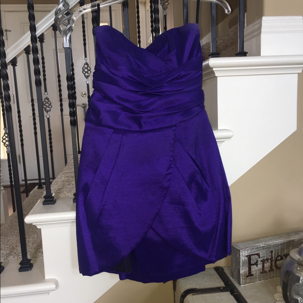 Jessica McClintock Strapless Cocktail Dress!