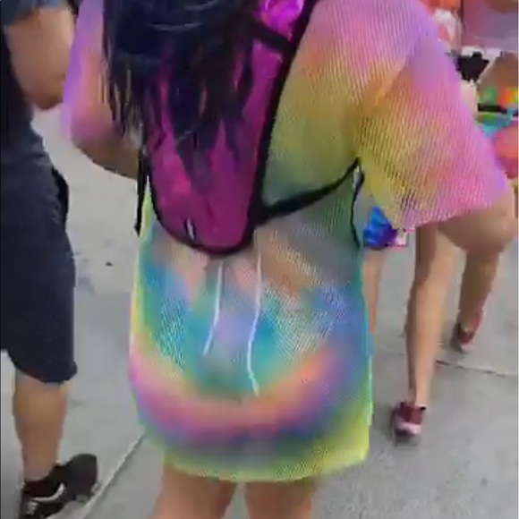 Tie Dye Mesh Shirt - Picture 3 of 3