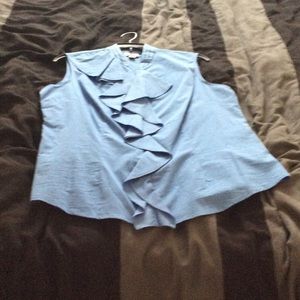 Worthington stretch sky blue shirt