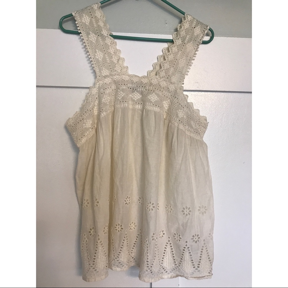 American Eagle Outfitters Eyelet Top