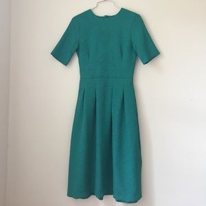 Green, professional dress from H&M