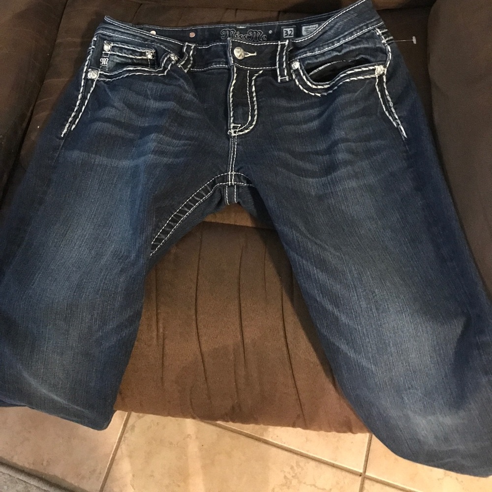 Miss Me jeans sz 32 inseam 30, skinny jeans