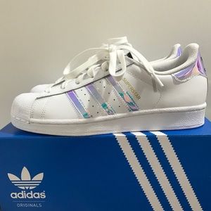 Holographic Adidas Superstars